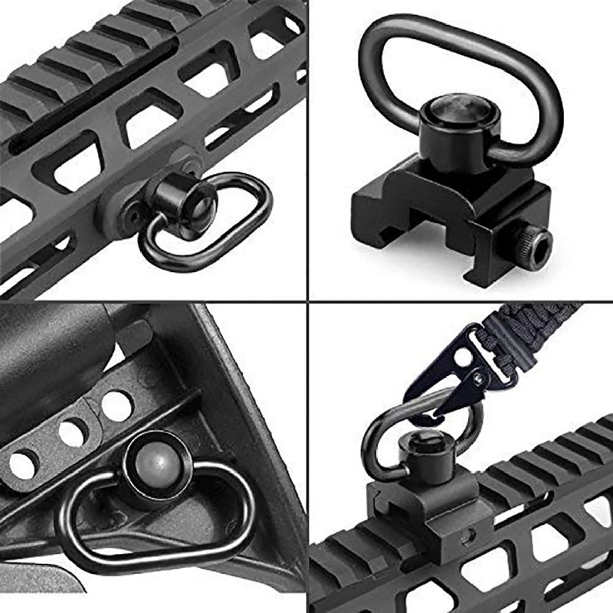 Tactical Strap Gun Sling Swive - огляд і ціна Rifle Sling Swivel