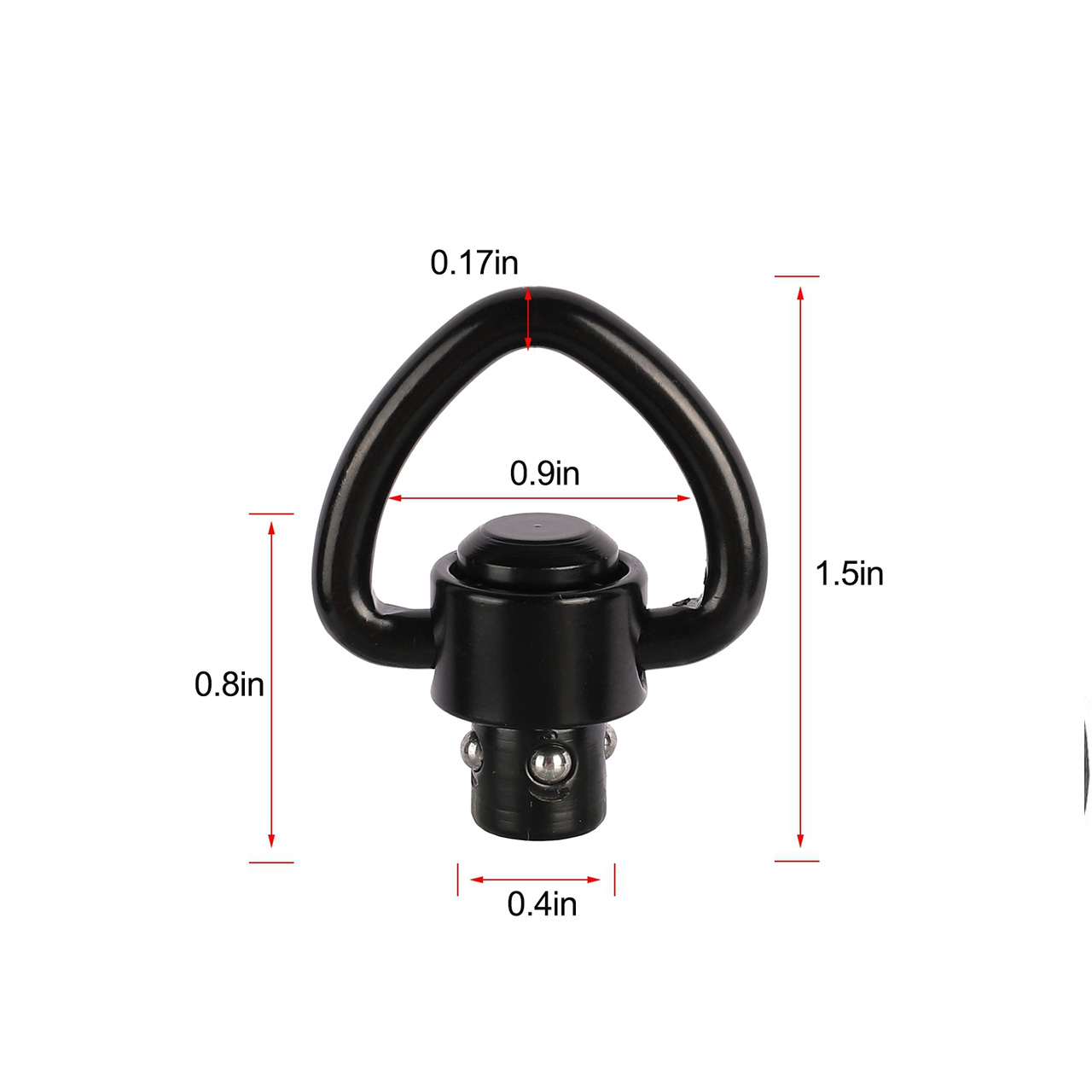 2PCS Rifle Push Button QD Rele - огляд і ціна Rifle Sling Swivel