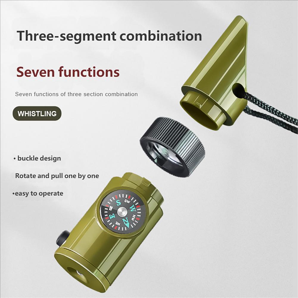 7-In-1 Multifunctional Whistle - огляд і ціна Hunting Outdoor Thermometer