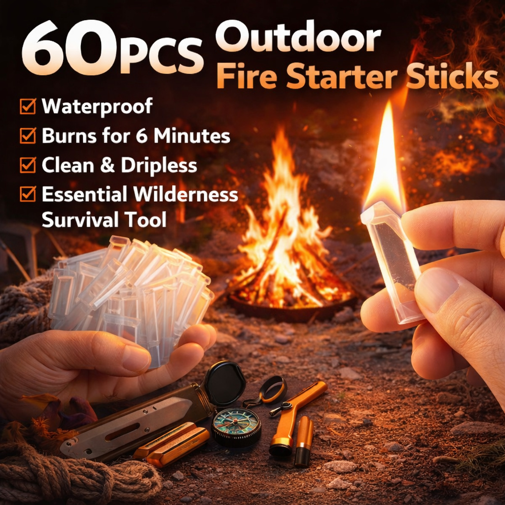 Fire Starter Sticks 60 Pcs Cle - огляд і ціна Fire Starter Waterproof