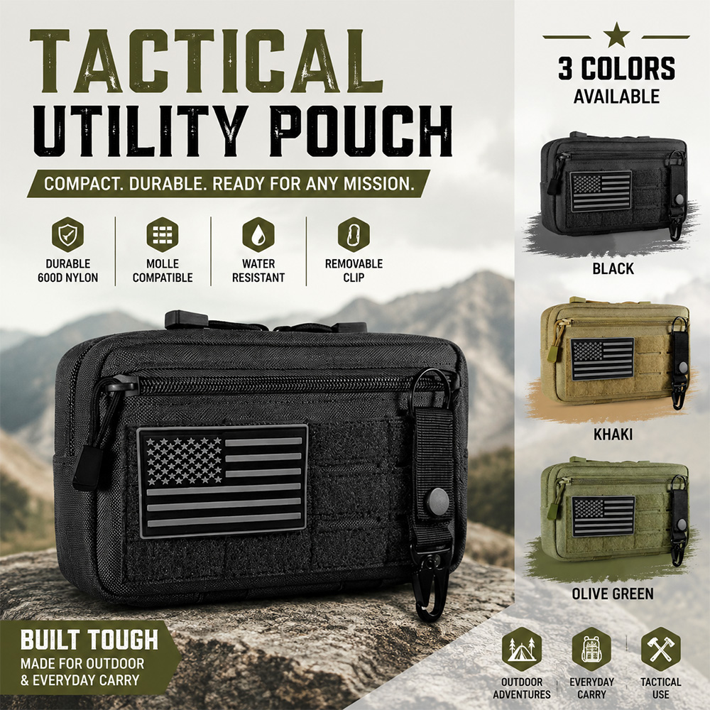 Tactical Molle EDC Pouch Outdo - огляд і ціна Outdoor Hunting Packs