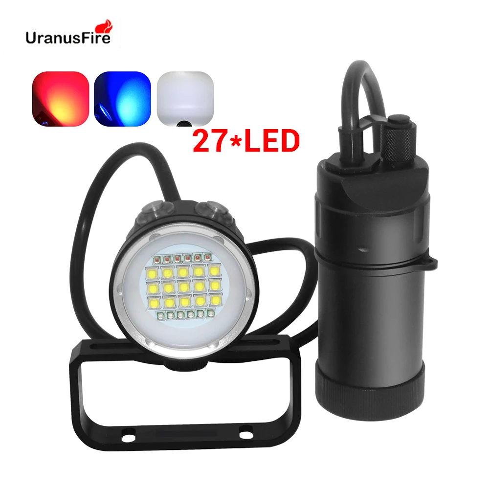27 LED Canister Diving Video L - огляд і ціна Fire Starter Waterproof