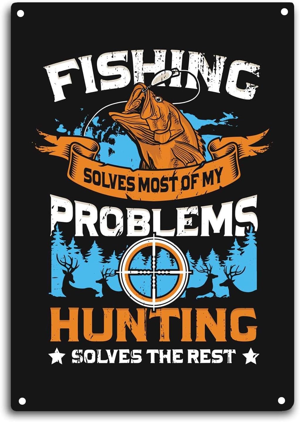 Fishing Solves Most of My Prob - огляд і ціна Outdoor Hunting House