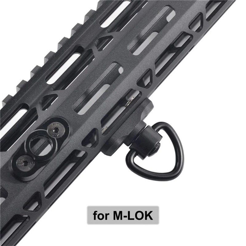 1/2PCS Rifle Push Button QD Re - огляд і ціна Rifle Sling Swivel